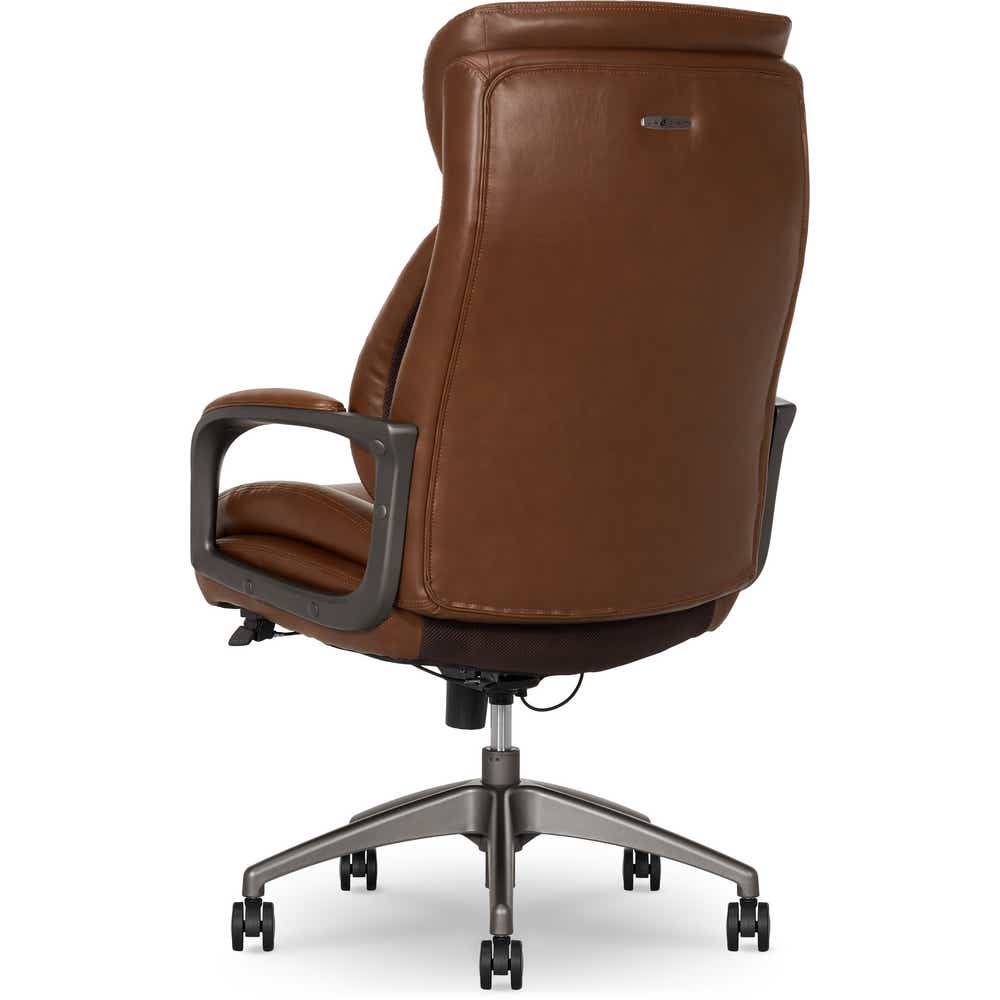 La-Z-Boy - 52372-CBRN - Nova Executive Office Chair, Cognac-52372