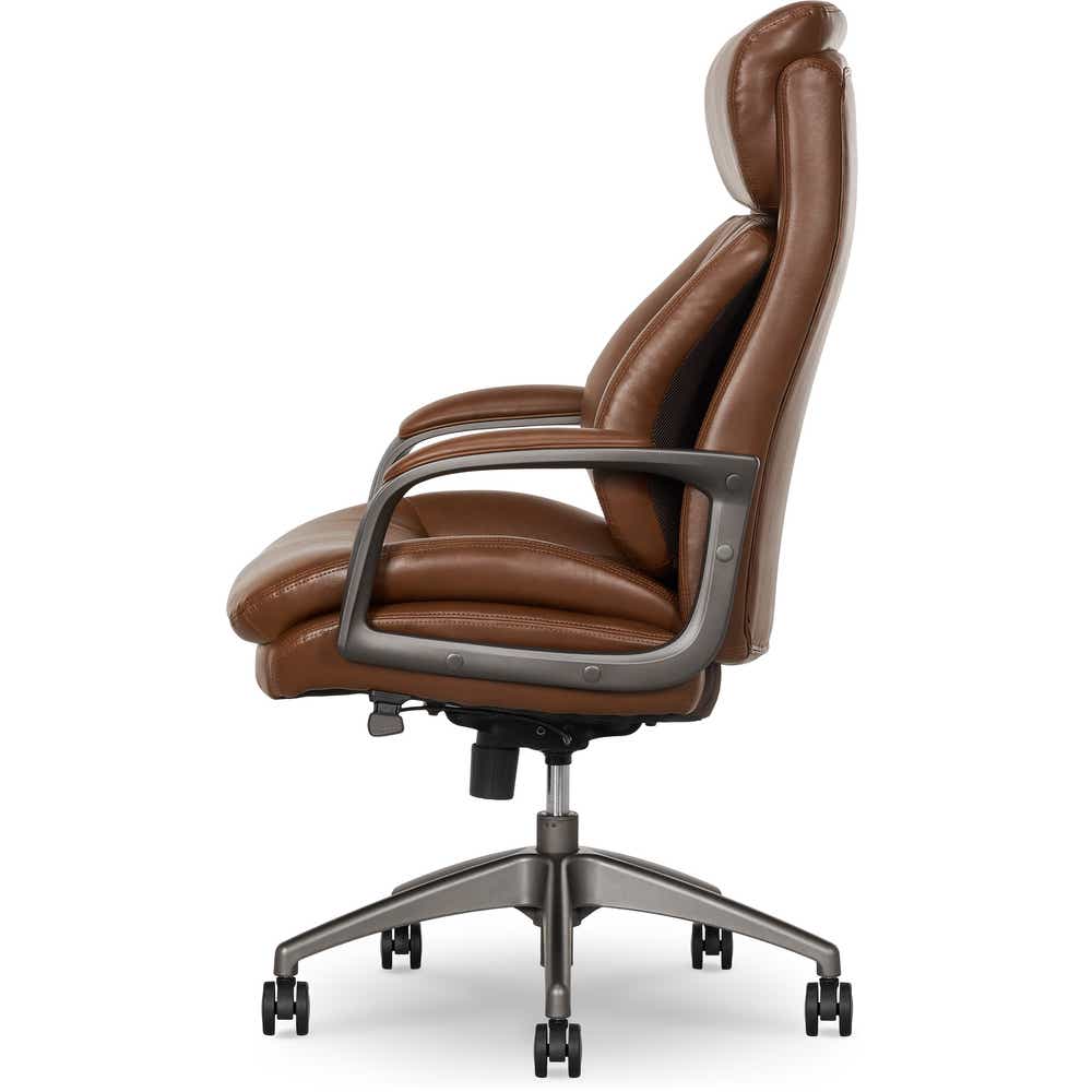 La-Z-Boy - 52372-CBRN - Nova Executive Office Chair, Cognac-52372