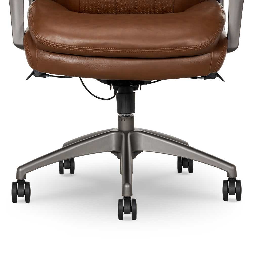 La-Z-Boy - 52372-CBRN - Nova Executive Office Chair, Cognac-52372