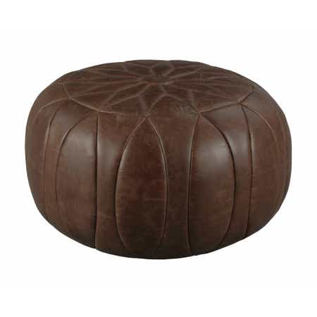 La-Z-Boy Hidden Treasures Round Sunburst Pouf