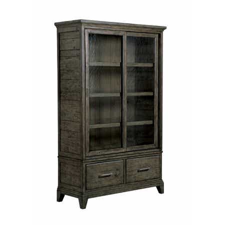 La-Z-Boy Plank Road Darby Display Cabinet Deck and Base