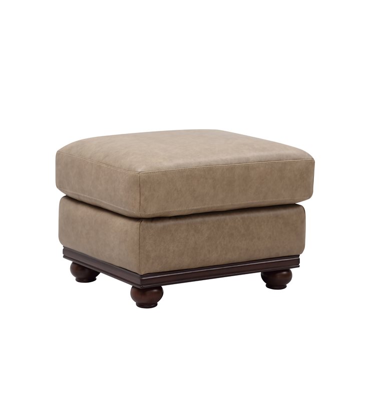 Leather Italia USA Tilton Ottoman