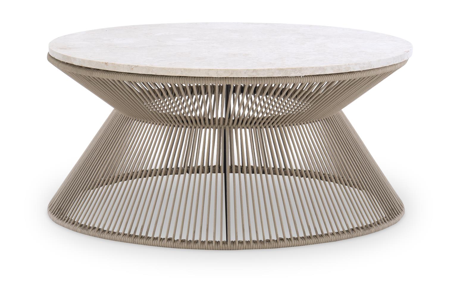 Legacy Classic Furniture 1500 Biscayne AT ROPE COCKTAIL TABLE W TRAVERTINE TOP