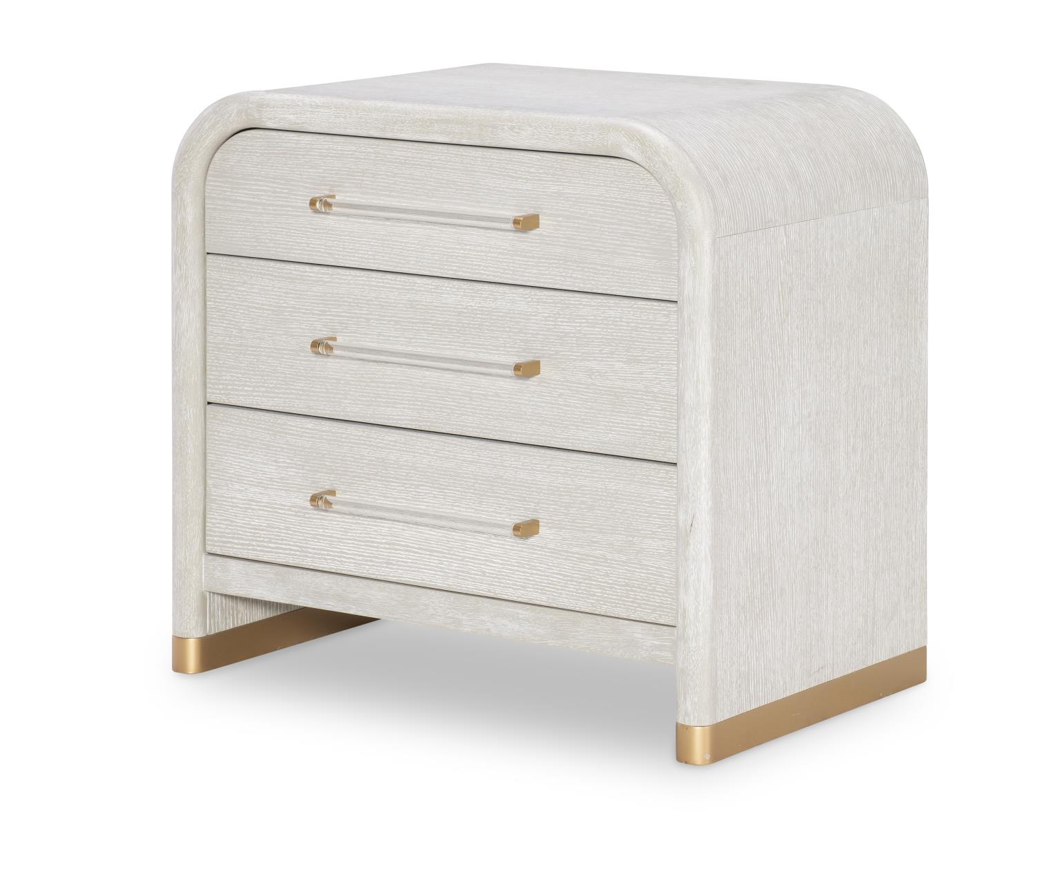 Legacy Classic Furniture 3300 Miramar BR OYSTER THREE DRAWER NIGHTSTAND