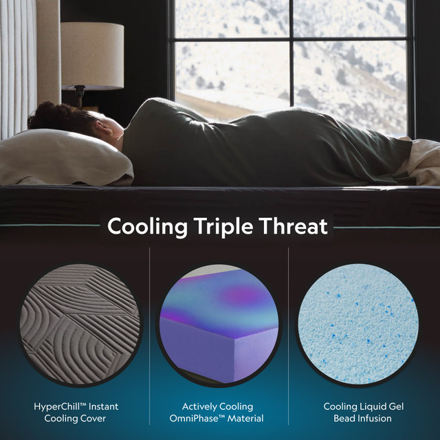 Malouf Ice Cloud™ Hybrid Mattress - Twin