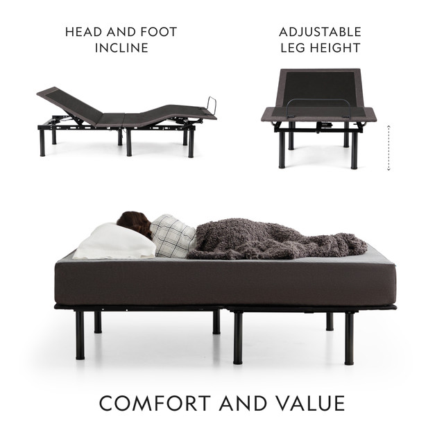 Malouf E255 Adjustable Bed - Split King