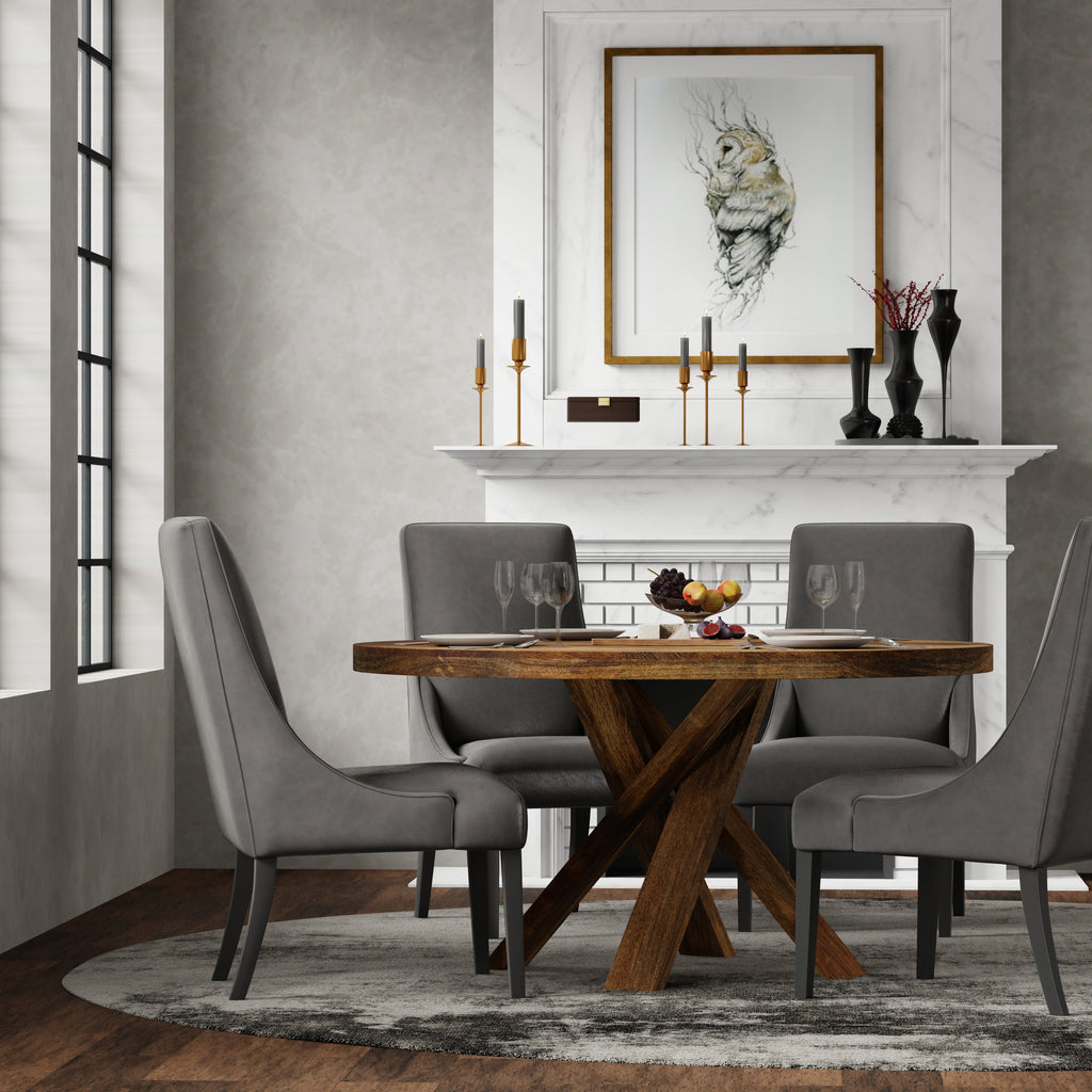 Model: DDOW#60RND | Parker House Crossings Downtown 60” Round Dining Table