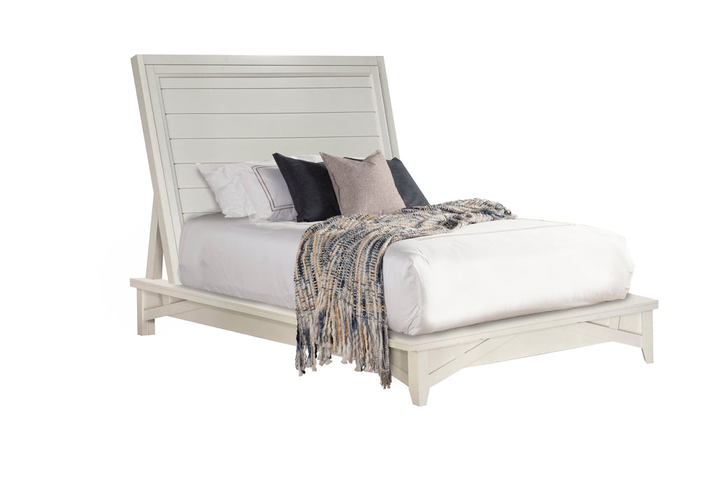 Model: BAME#1150-3-COT | Parker House Americana Modern Bedroom Queen 5/0 Platform Bed (1150hbw_pad/1150fb / 115066r)