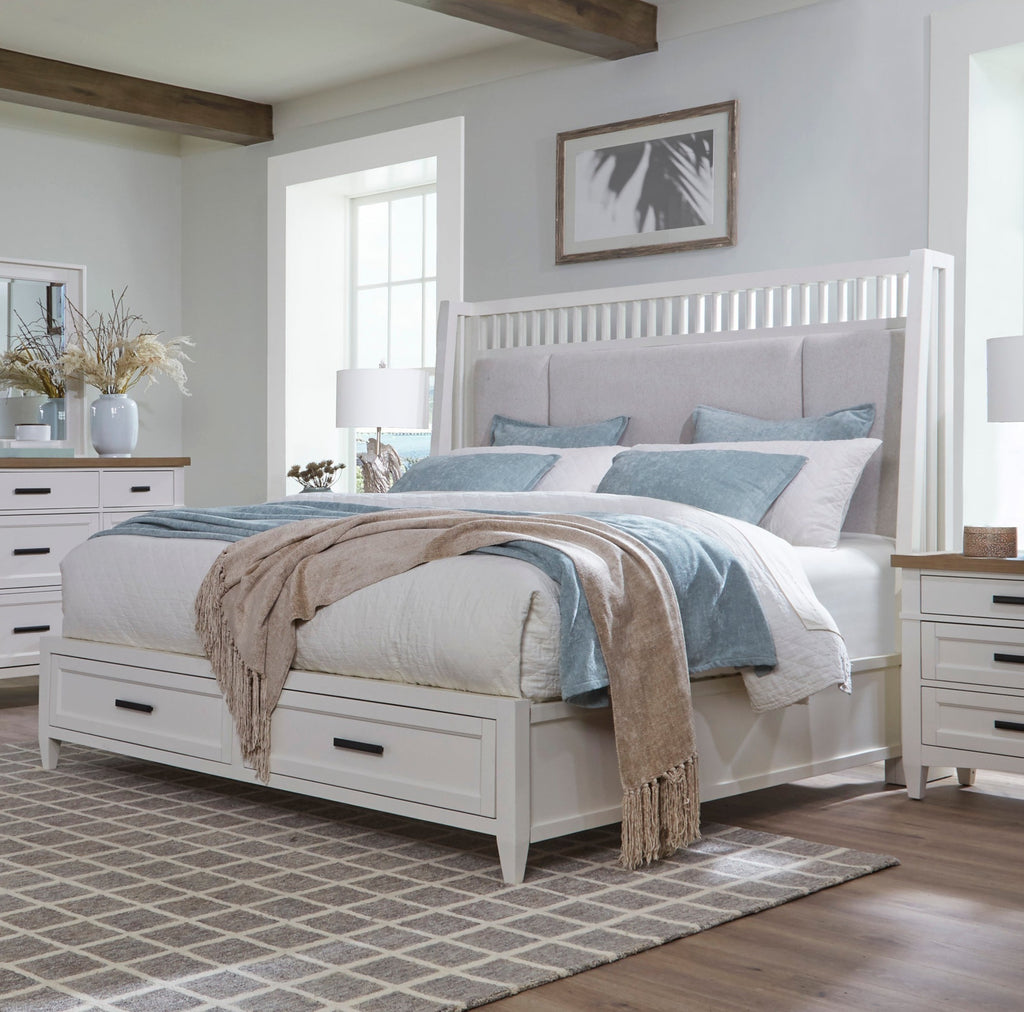 Parker House Americana Modern Bedroom Queen 5/0 Shelter Bed (1250hb/1250fb/125066r)