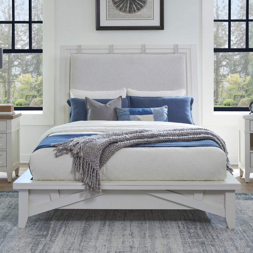 Parker House Americana Modern Bedroom King 6/6 Platform Bed (1166hbw_pad/1166fb/115066r)