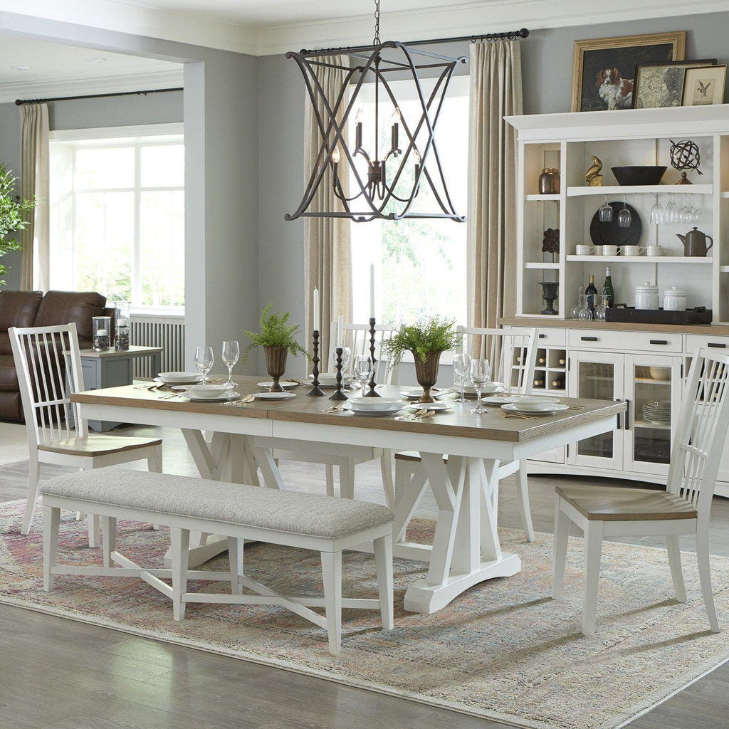Parker House Americana Modern Dining 88 In. Trestle Extendable Dining Table