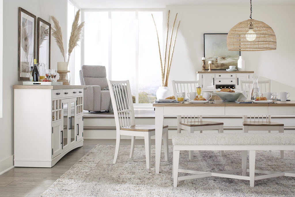 Model: DAME#60RECT-COT | Parker House Americana Modern Dining 60 In. Rectangular Extendable Dining Table