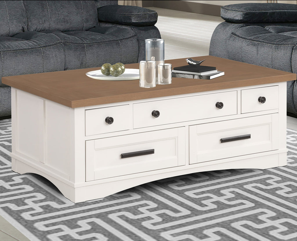 Parker House Americana Modern - Cotton Cocktail Table With Lift Top