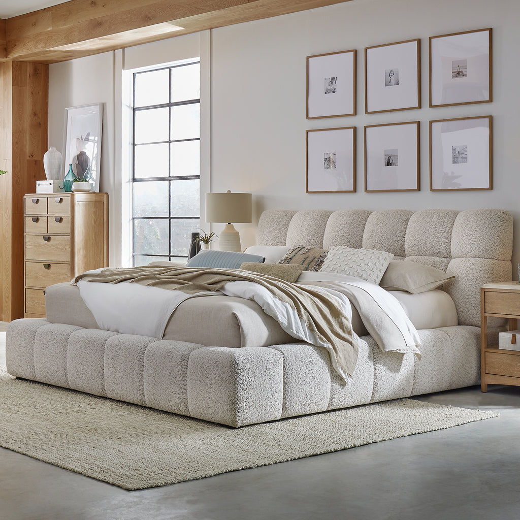Parker House Escape - Fluffy River Rock Queen Upholstered Bed