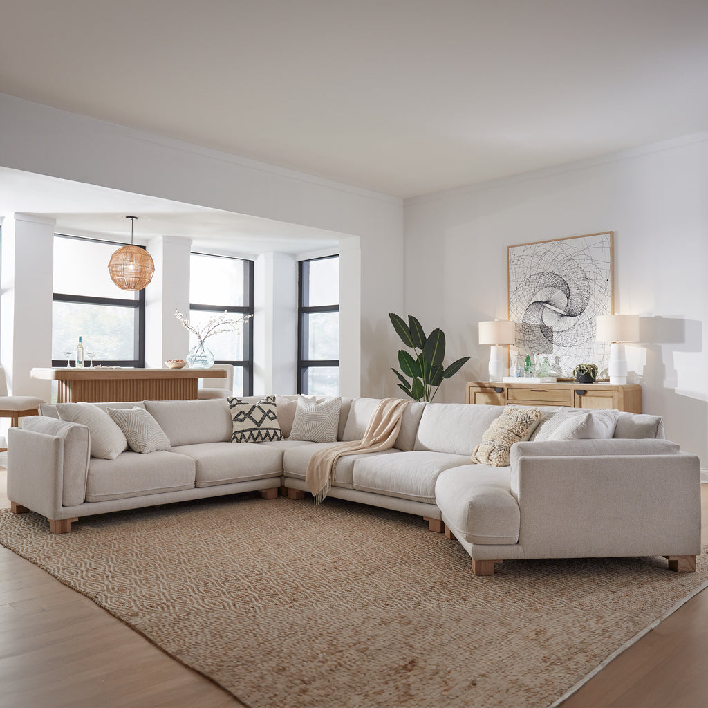 Parker House Escape - Mirage Mist 4pc Modular Sectional