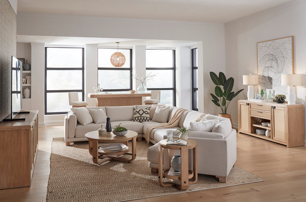 Model: SESC-PACK4A-MRMS | Parker House Escape - Mirage Mist 4pc Modular Sectional