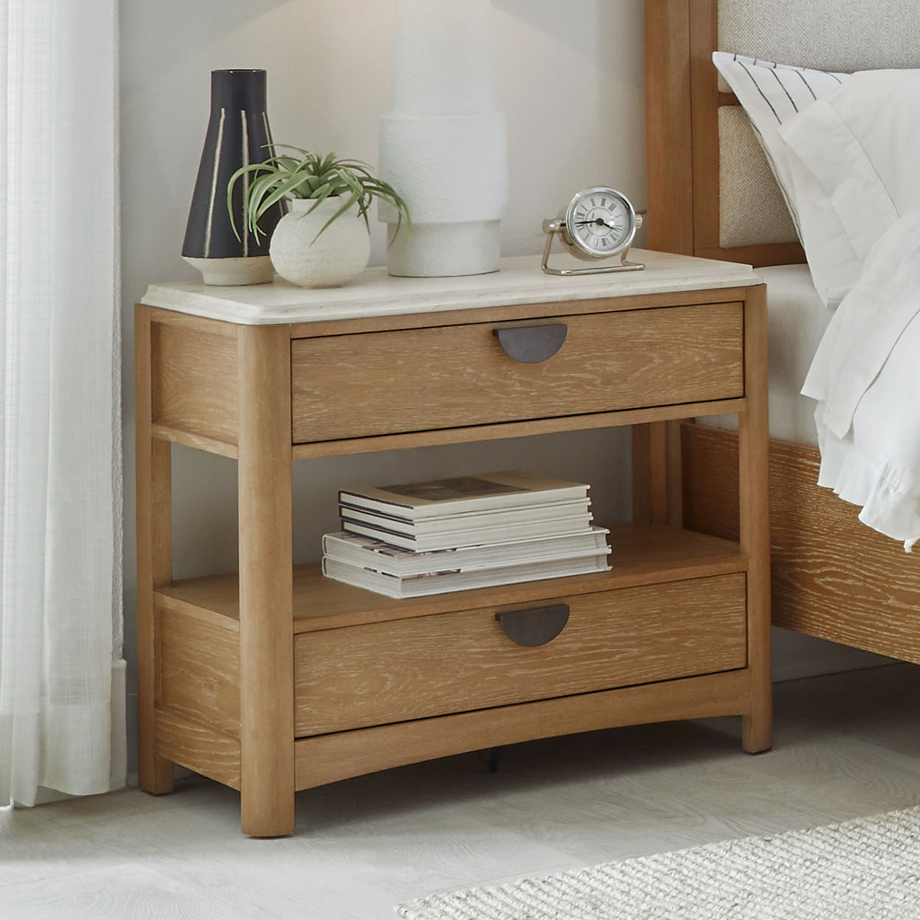 Parker House Escape Two-drawer Nightstand With Stone Top