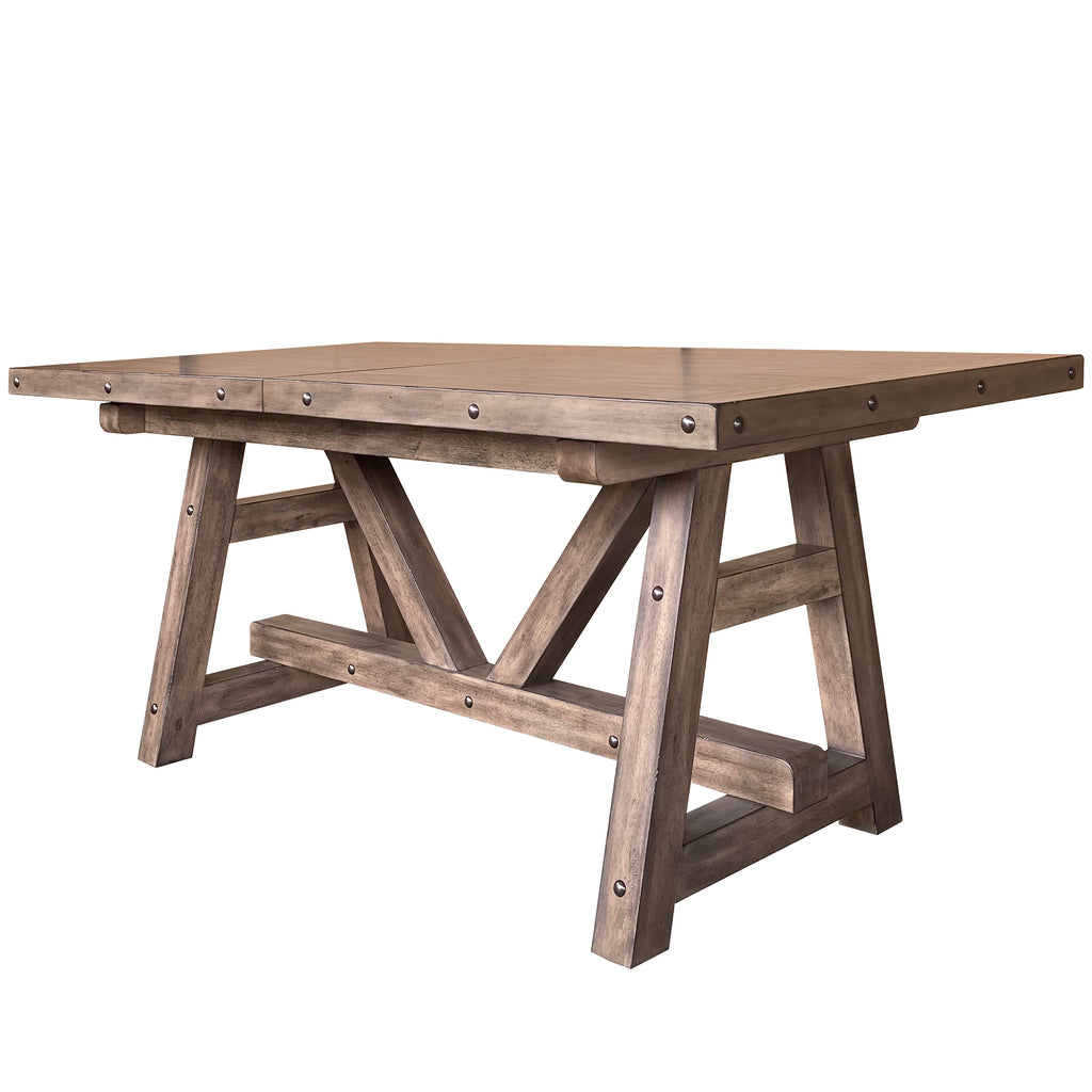Model: DLOD#86CH-2 | Parker House Lodge Dining Dining Counter Height Table 86 In. X 42 In. To 110 In, (24 In Butterfly Leaf)