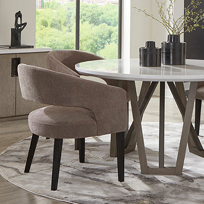 Model: DPUR#2118 | Parker House Pure Modern Dining Barrel Chair (2/crtn - Sold In Pairs)