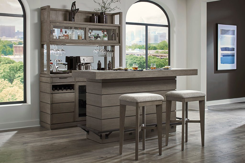 Model: DPUR#66-2 | Parker House Pure Modern Dining 2 Pc. 66 In. Buffet / Open Hutch