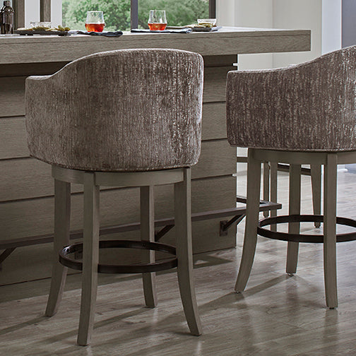 Model: DPUR#2530S | Parker House Pure Modern Dining Upholstered Swivel Barstool