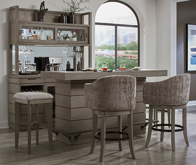 Model: DPUR#2530S | Parker House Pure Modern Dining Upholstered Swivel Barstool