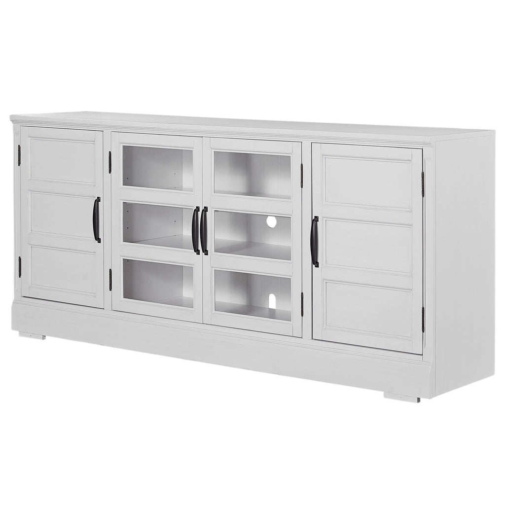 Parker House Shoreham - Effortless White 76 In. Tv Console