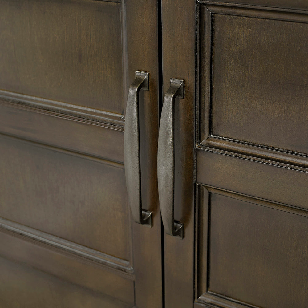 Model: SHO#435-MDR | Parker House Shoreham - Medium Roast 35 In. Door Bookcase