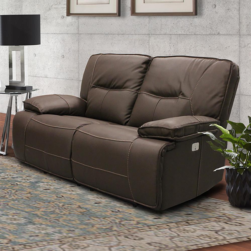 Parker House Spartacus - Chocolate Power Loveseat