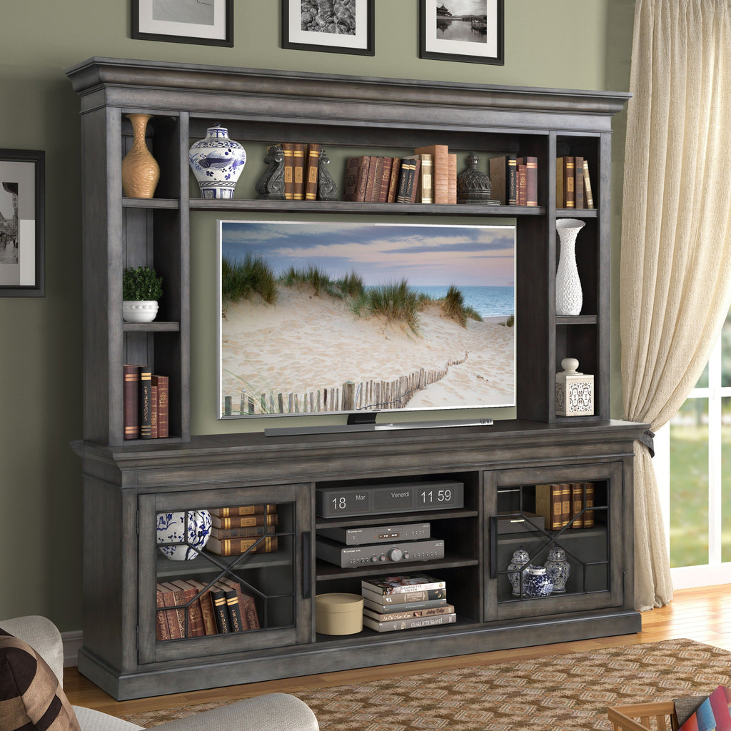 Parker House Sundance - Smokey Grey 92 In. Console With Hutch