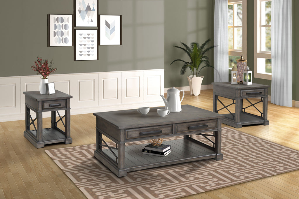 Model: SUN#02-SGR | Parker House Sundance - Smokey Grey End Table