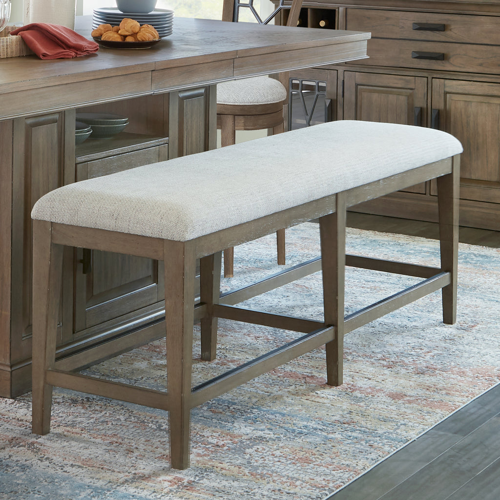 Parker House Sundance Dining - Sandstone Bench Counter Upholstered 60 In.
