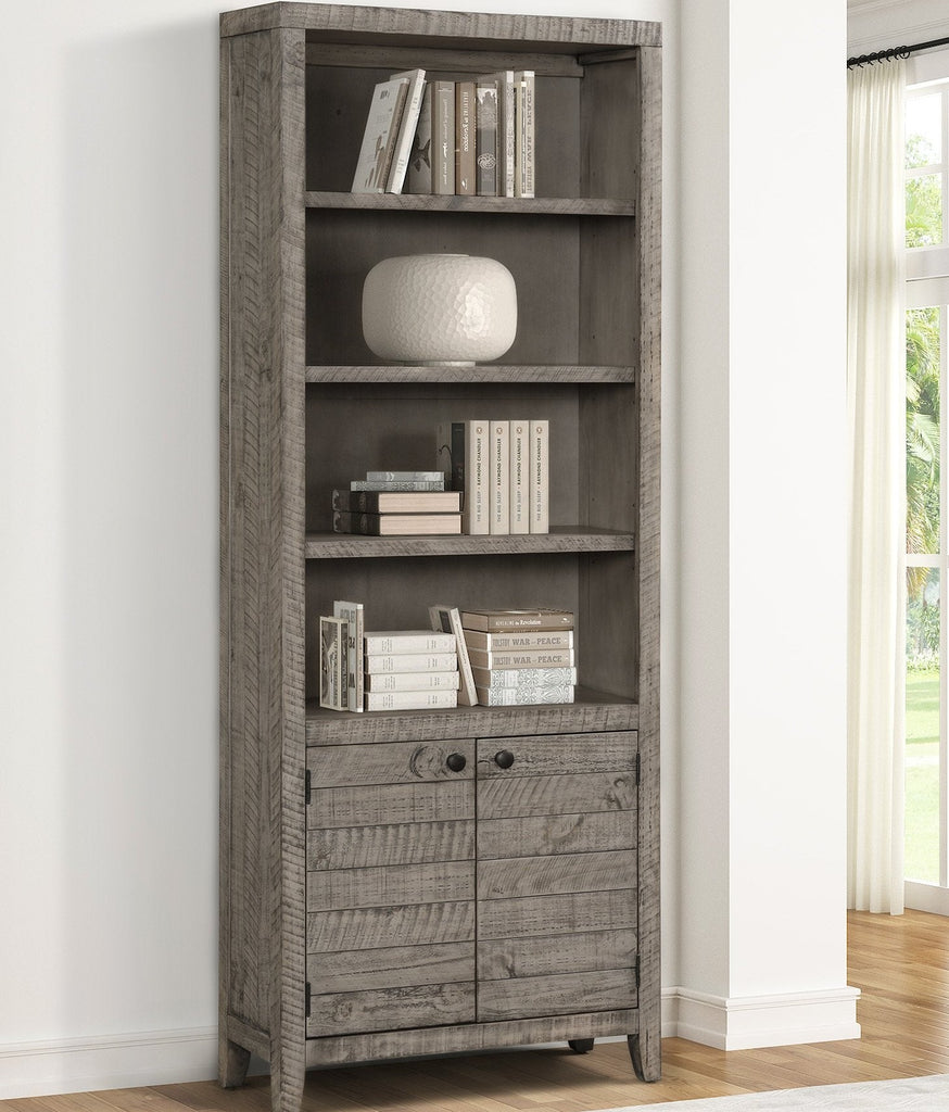 Parker House Tempe - Grey Stone 32 In. Open Top Bookcase