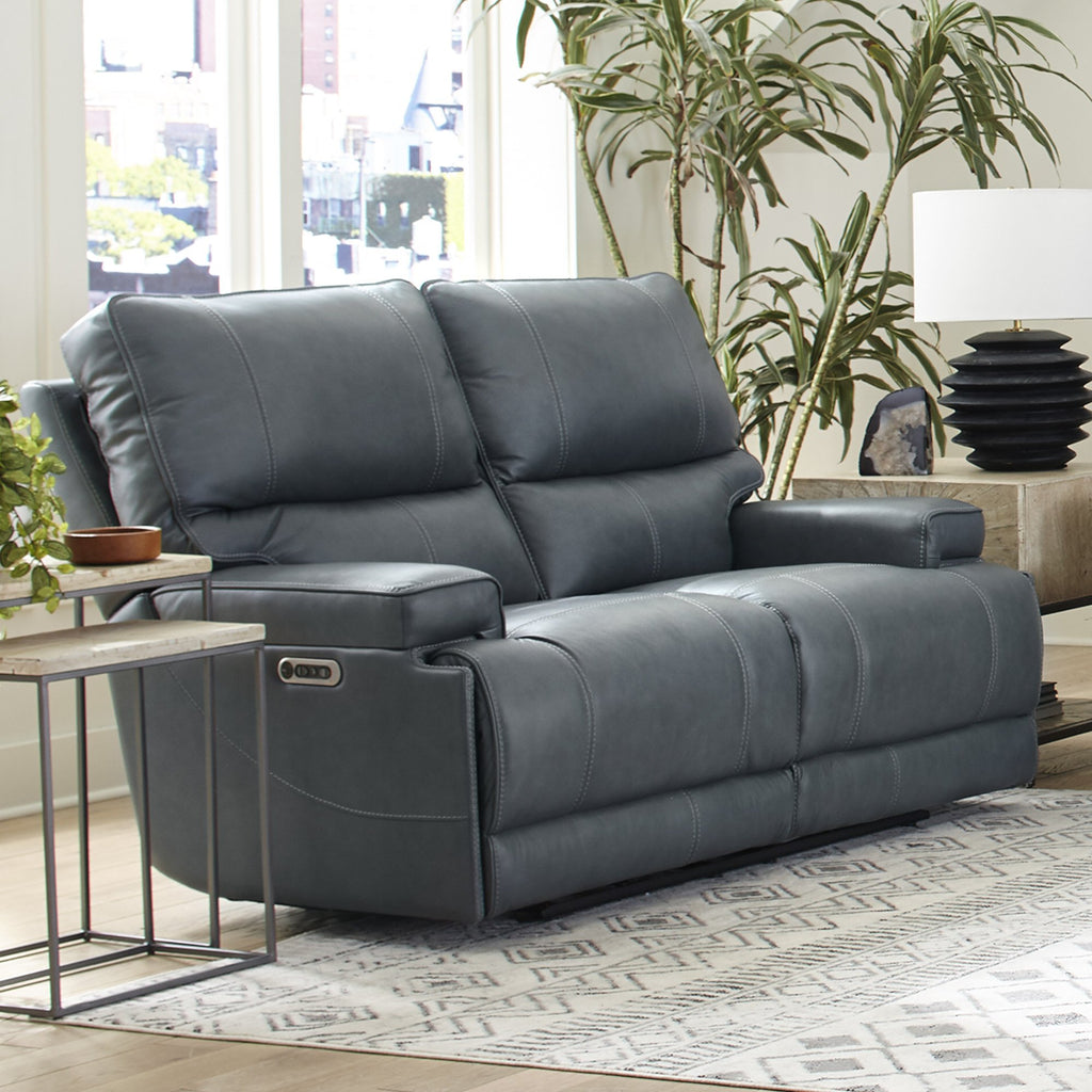 Parker House Whitman - Verona Azure - Powered By Freemotion Power Cordless Loveseat