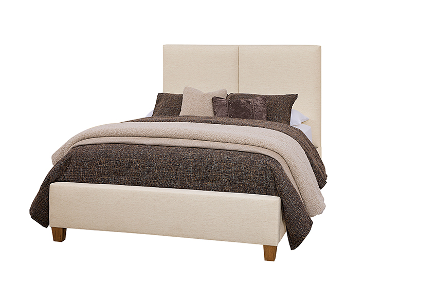 Vaughan-Bassett Upholstered Bed-ivory Cream
