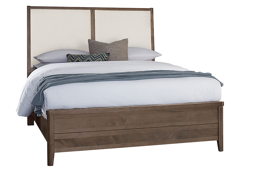 Vaughan-Bassett Upholstered Bed-white