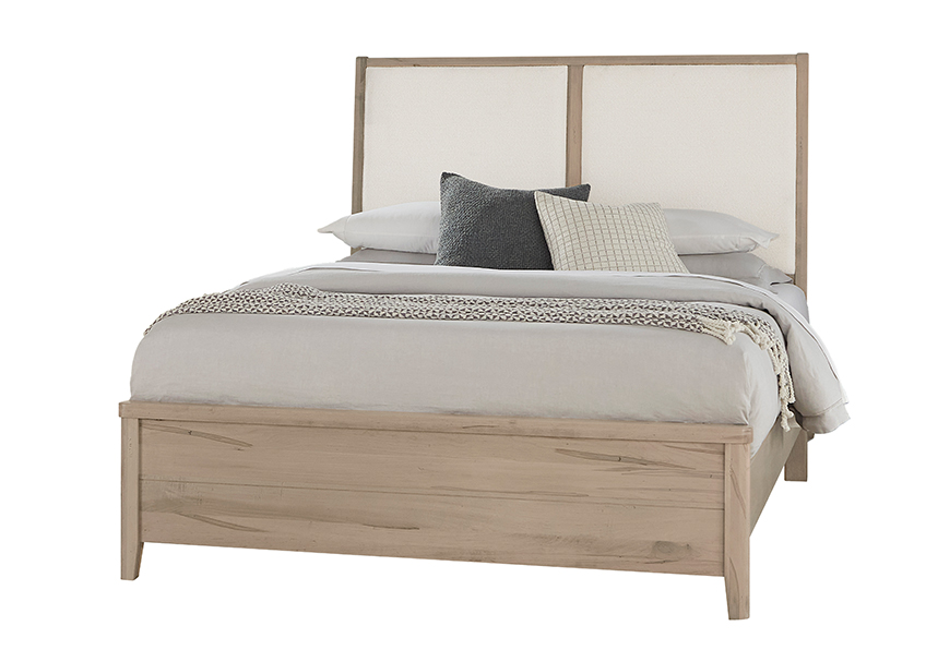 Vaughan-Bassett Upholstered Bed-white