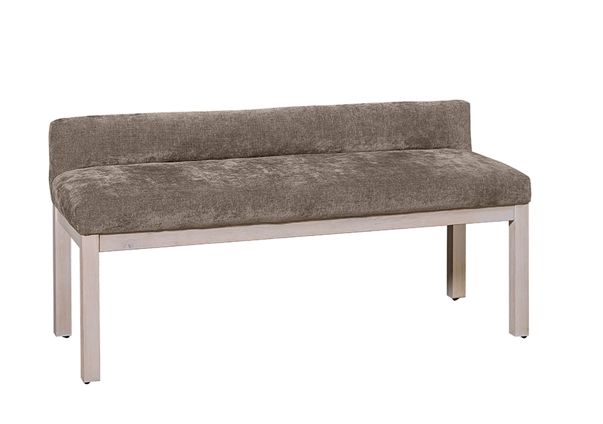 Vaughan-Bassett Brindle Grey Uph Bench
