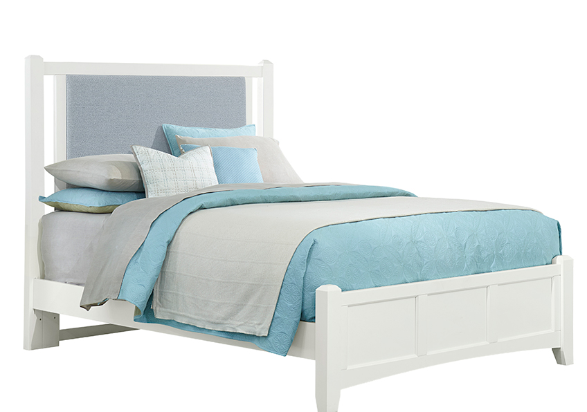 Vaughan-Bassett Upholstered Bed - Blue