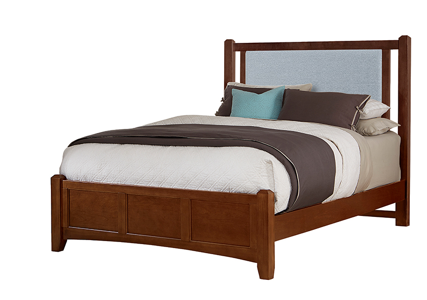 Vaughan-Bassett Upholstered Bed - Blue