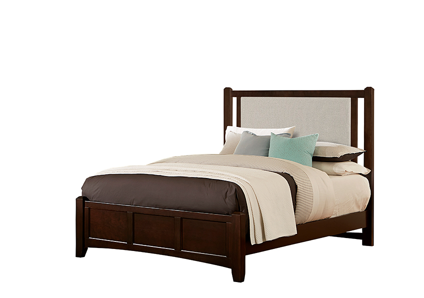 Vaughan-Bassett Upholstered Bed - Grey