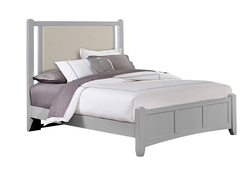Vaughan-Bassett Upholstered Bed - Grey