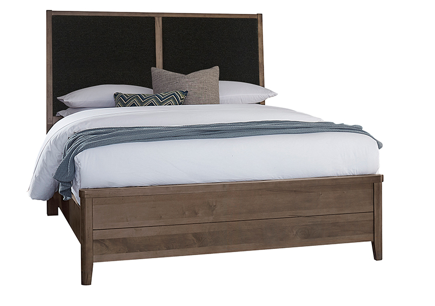 Vaughan-Bassett Upholstered Bed-black