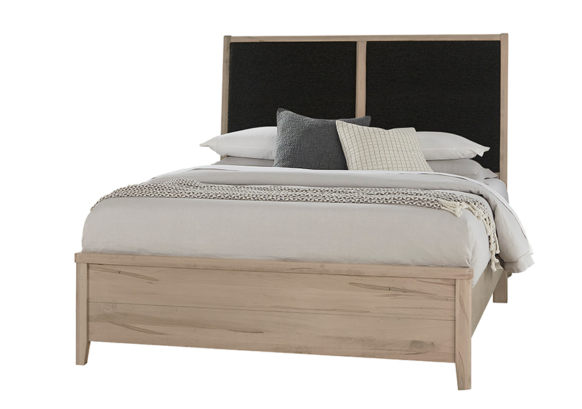 Vaughan-Bassett Upholstered Bed-black