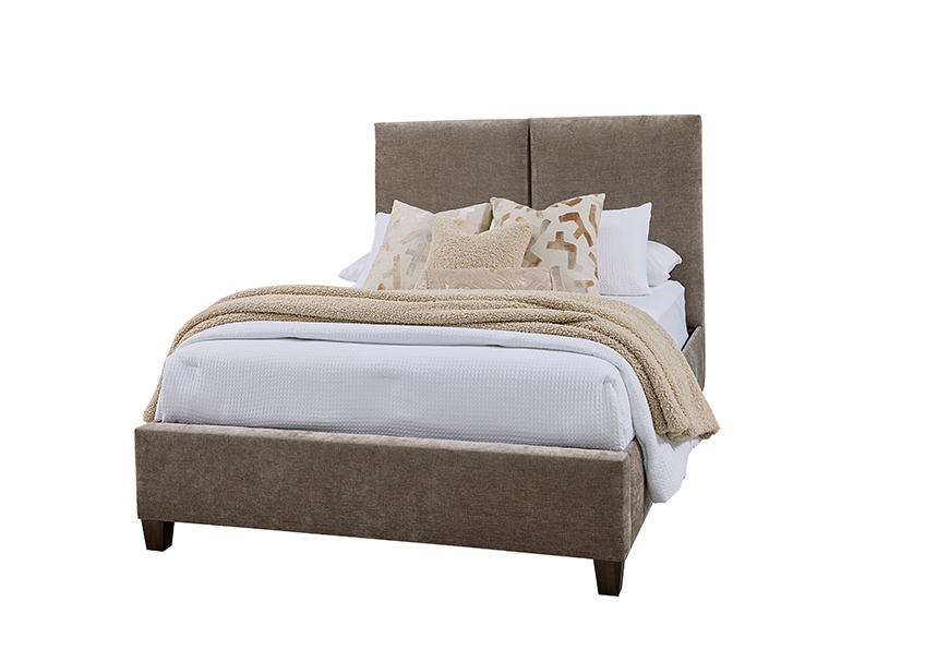 Vaughan-Bassett Upholstered Bed-brindle Grey