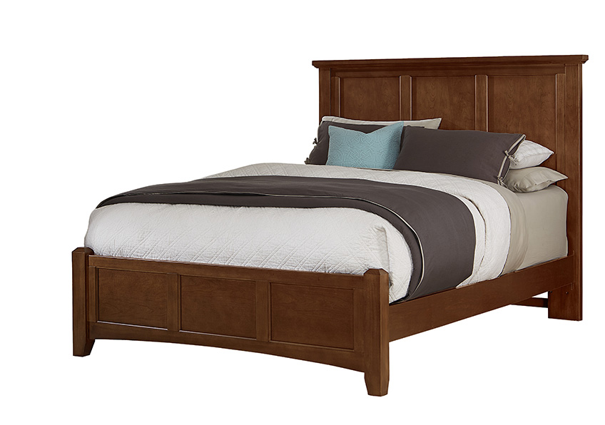 Vaughan-Bassett Full ,queen, & King Mansion Bed - Cherry Finish