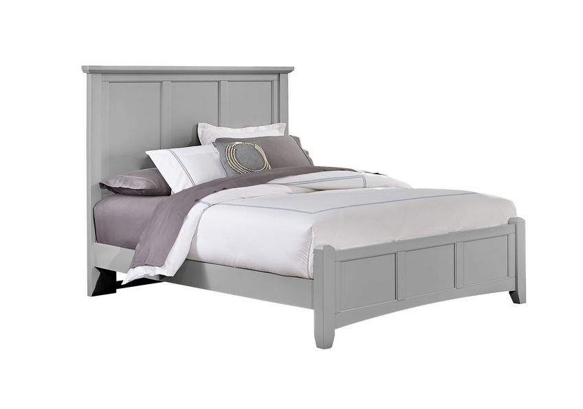 Vaughan-Bassett Full ,queen, & King Mansion Bed - Grey Finish