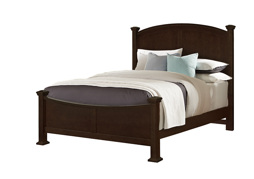 Vaughan-Bassett Queen & King Poster Bed - Merlo Finish
