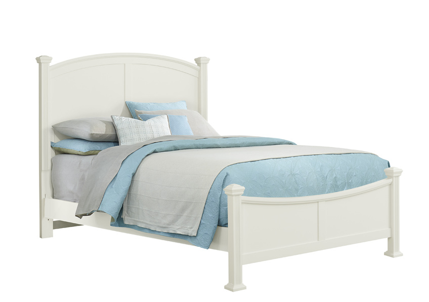 Vaughan-Bassett Queen & King Poster Bed - White Finish