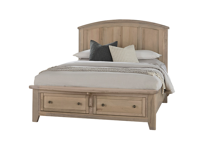 Vaughan-Bassett Arch Bed With Storage Footboard